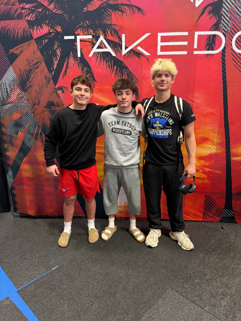 North Carolina's first NC United NHSCA Most Outstanding Wrestler honorees pictured together